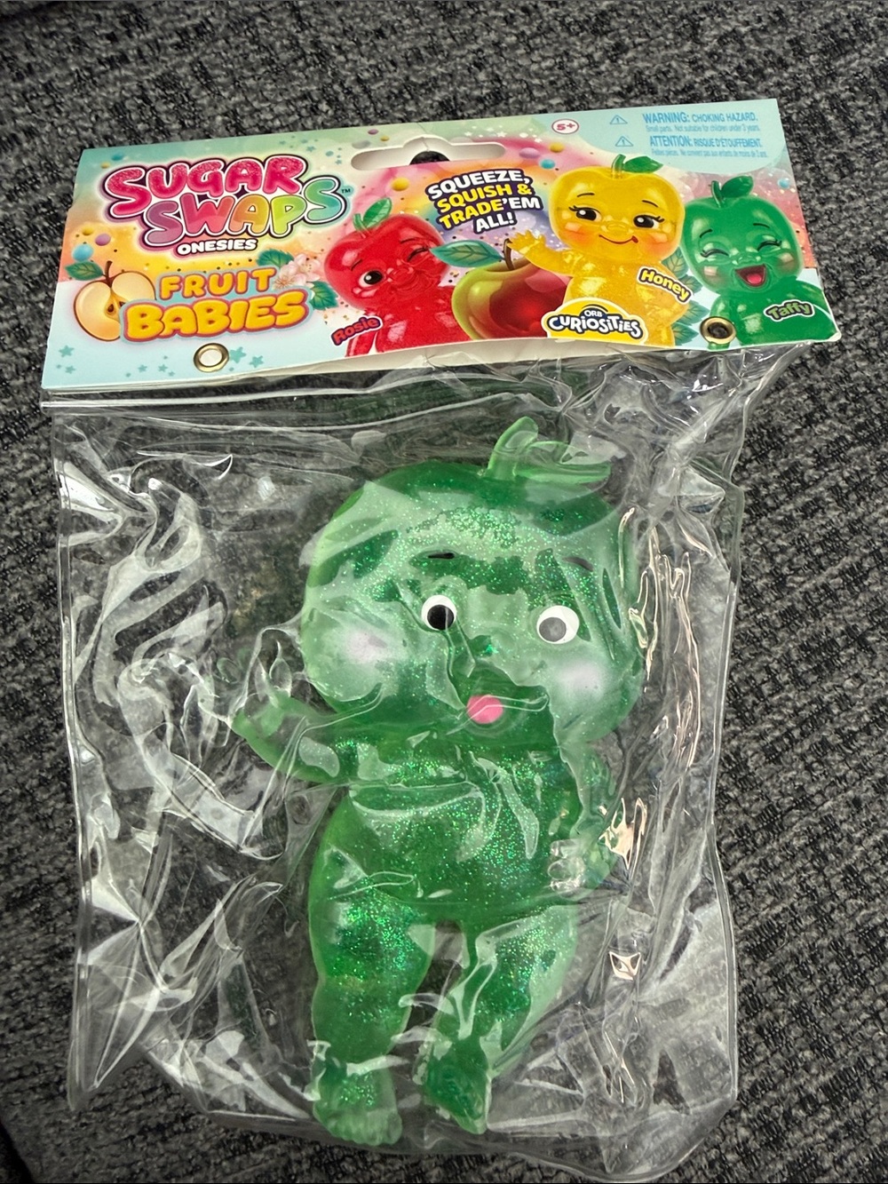 BNIB ORB Curiosities Sugar Swaps Onesies, Fruit Babies, Apple Taffy